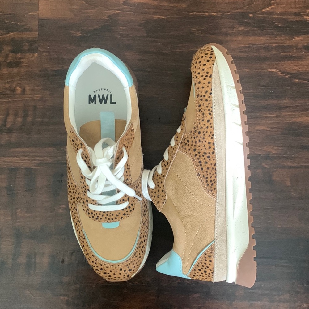 Madewell Leather Trainers Sz 9